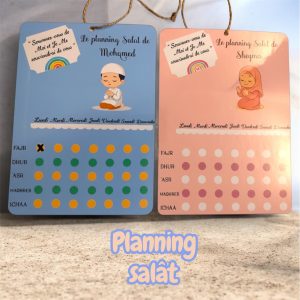 Planning prière
